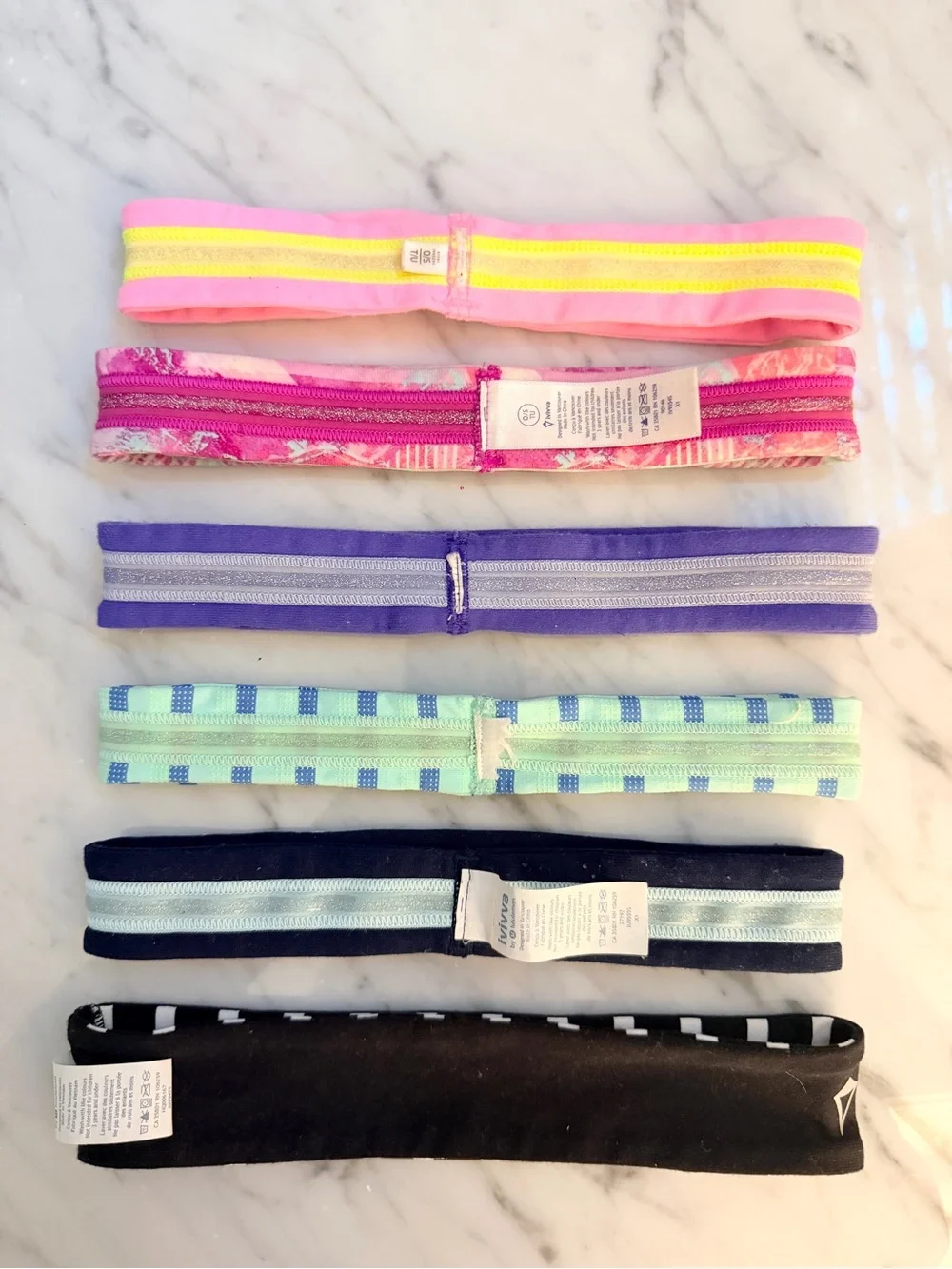 Ivivva Set of 6 Stretch Headbands